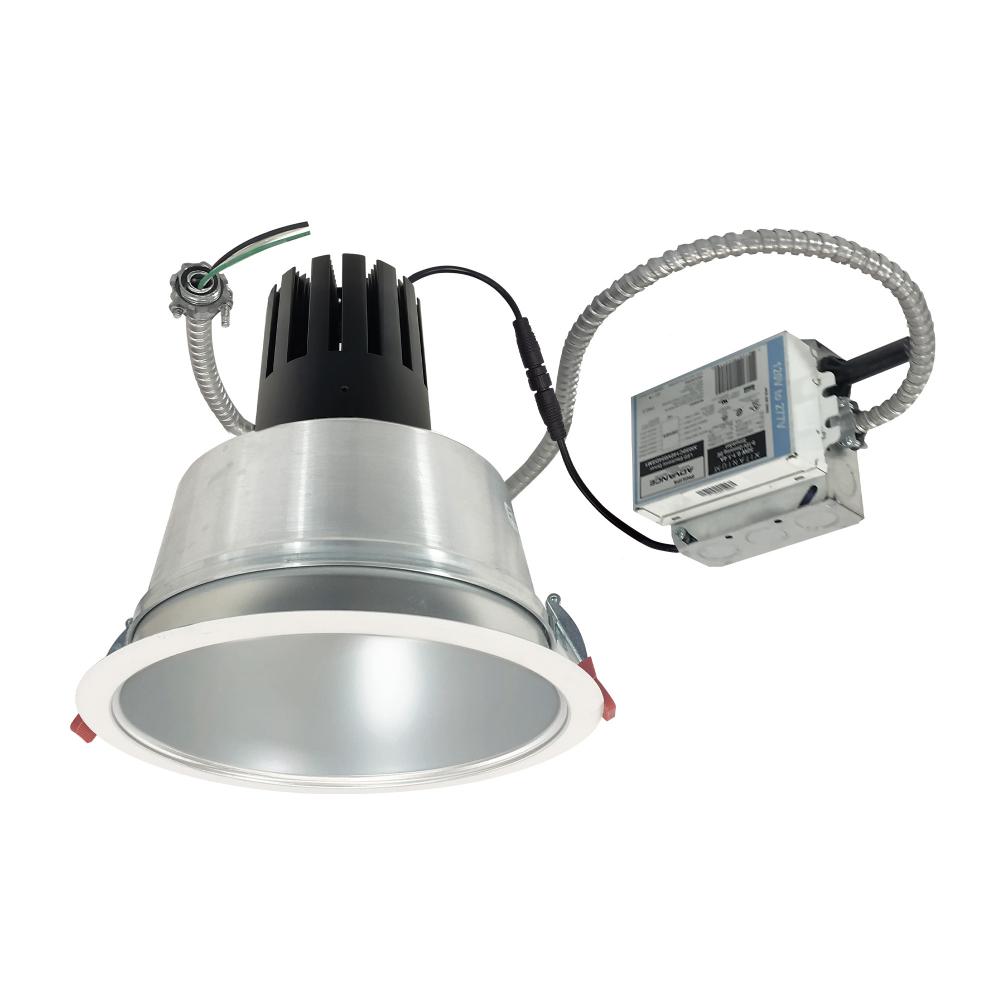 8&#34; Sapphire III Retrofit, Haze Reflector/Matte Powder White Flange, 120V; 0-10V Dimming, 2500lm