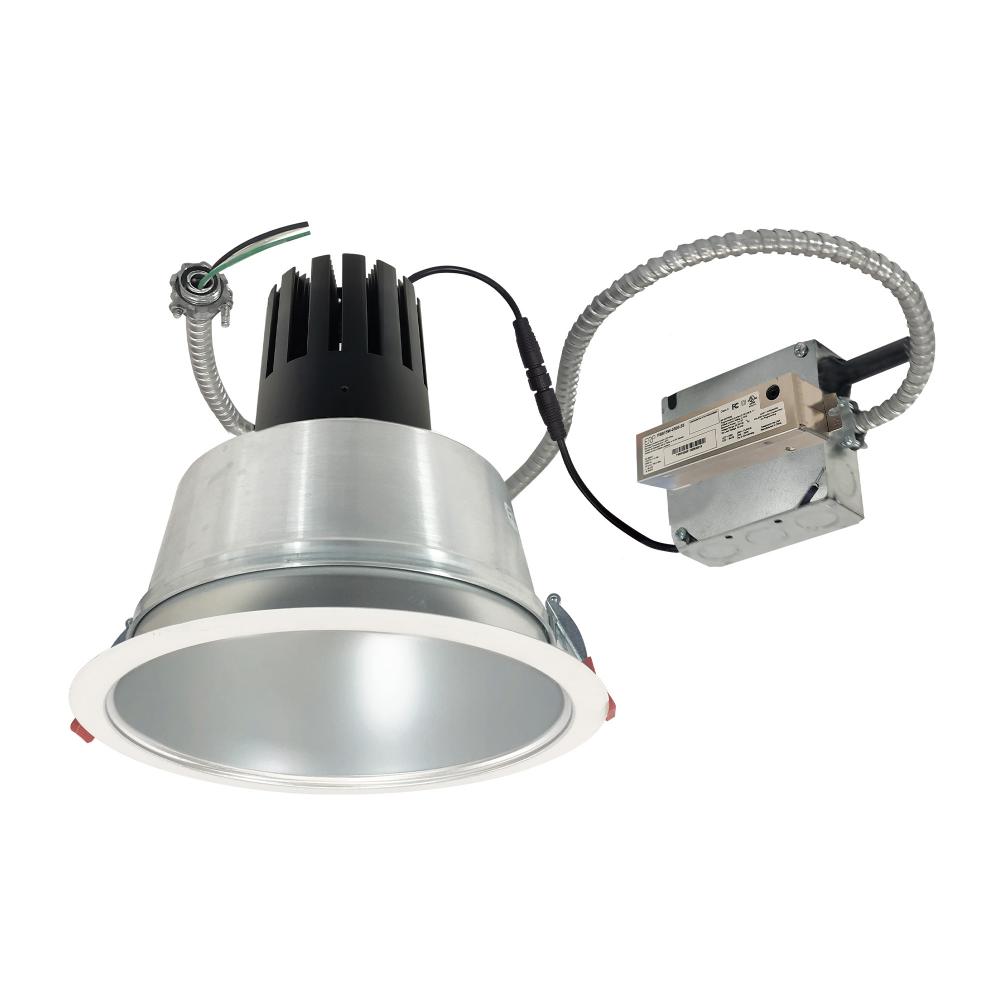 8&#34; Sapphire III Retrofit, Haze Reflector/Matte Powder White Flange, 120V; Phase Dimming, 3500lm