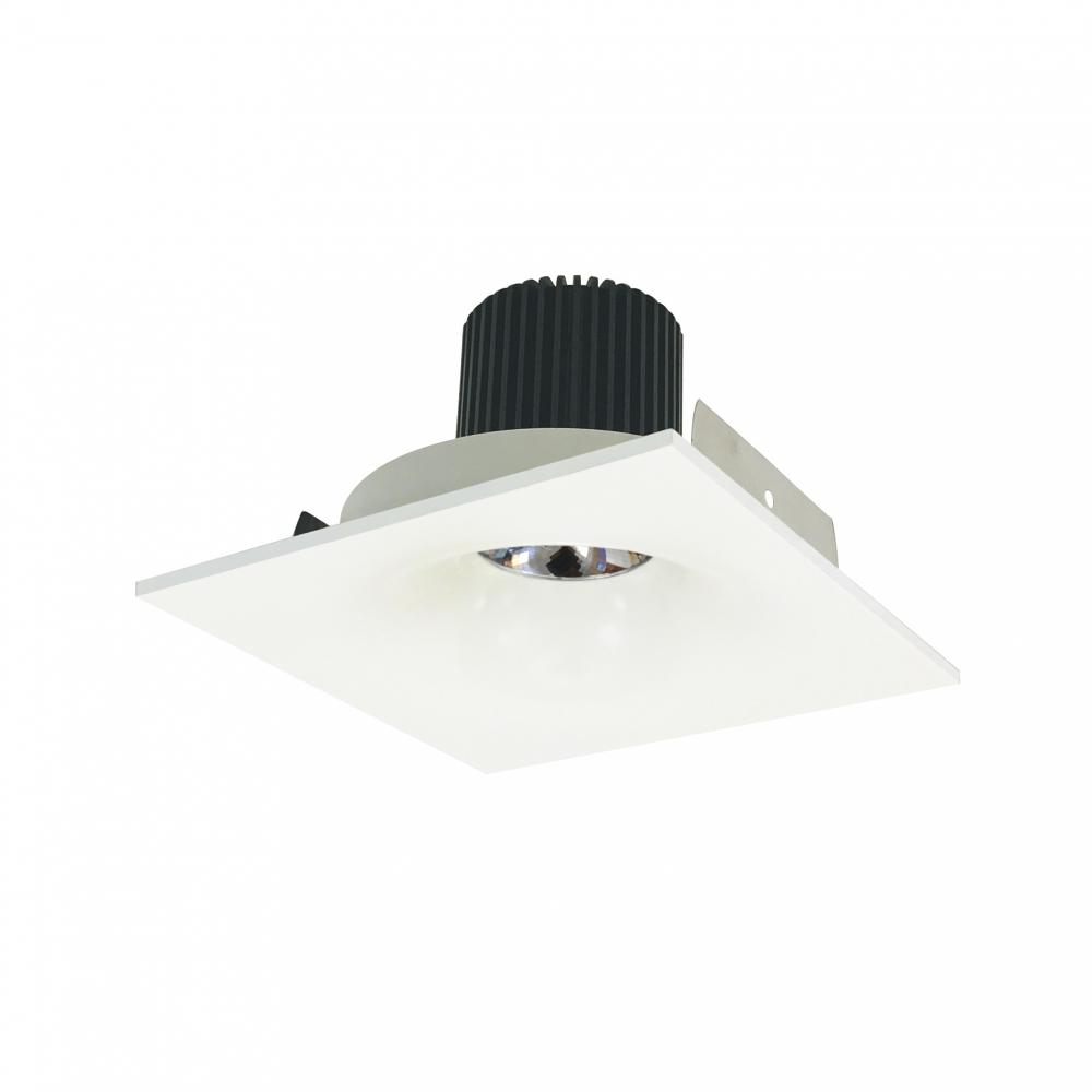 4&#34; Iolite LED Square Bullnose, 10-Degree Optic, 950lm / 12W, 4000K, White Finish