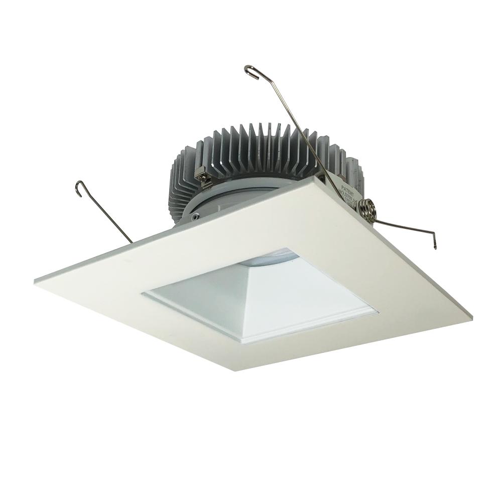 6&#34; Cobalt Dedicated High Lumen Square/Square, 1500lm, Comfort Dim, Matte Powder White Reflector