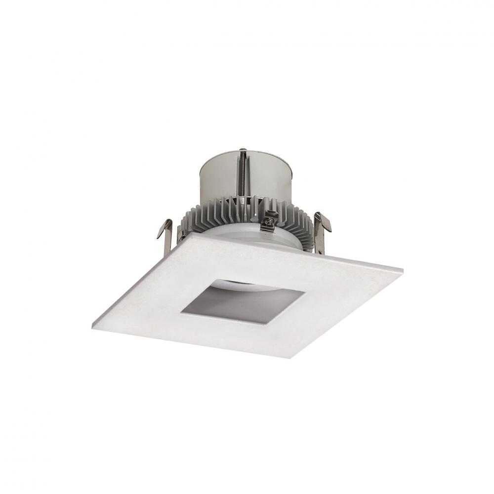 4&#34; Cobalt Click Square Retrofit Pinhole, 1000lm / 12W, 4000K, Matte Powder White Finish