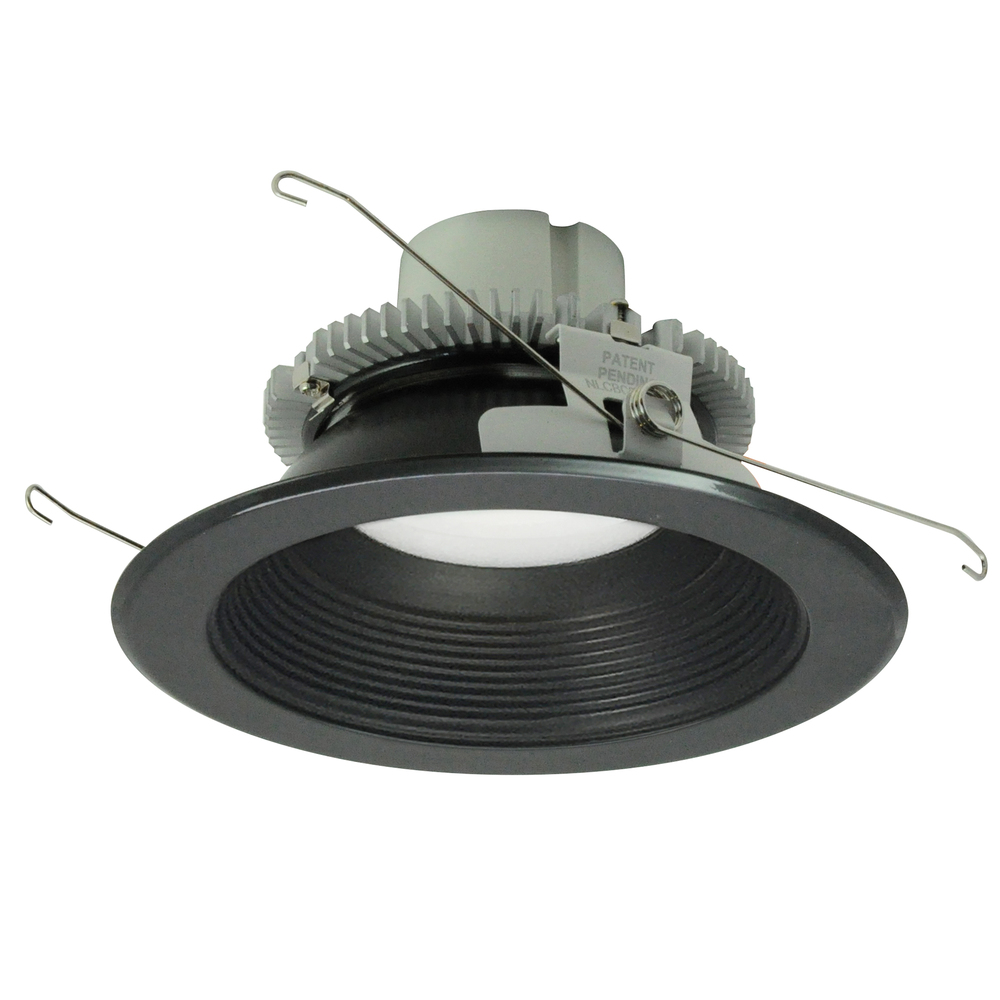 6&#34; Cobalt Click Round Retrofit Baffle, 1000lm / 12W, 3500K, Black Baffle / Black Flange