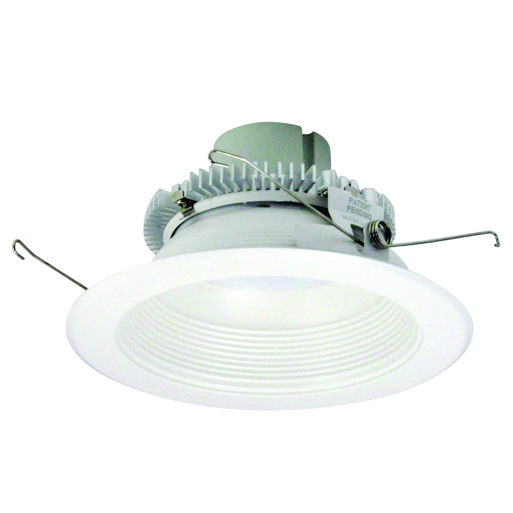 6&#34; Cobalt Click Round Retrofit Baffle, 750lm / 10W, 2700K, White Baffle / White Flange