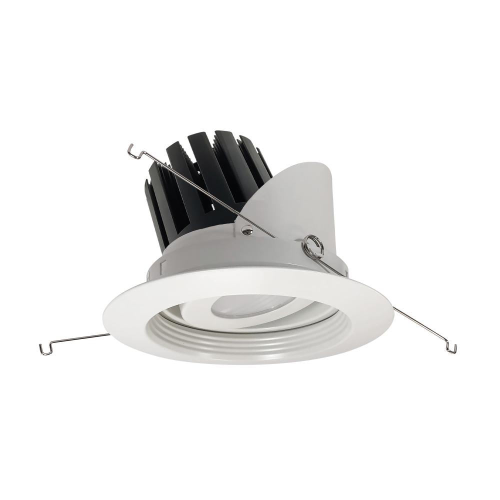 5&#34; Marquise III Adjustable Regressed Gimbal Baffle, 2500lm, 3000K, Flood Optic, White Baffle &