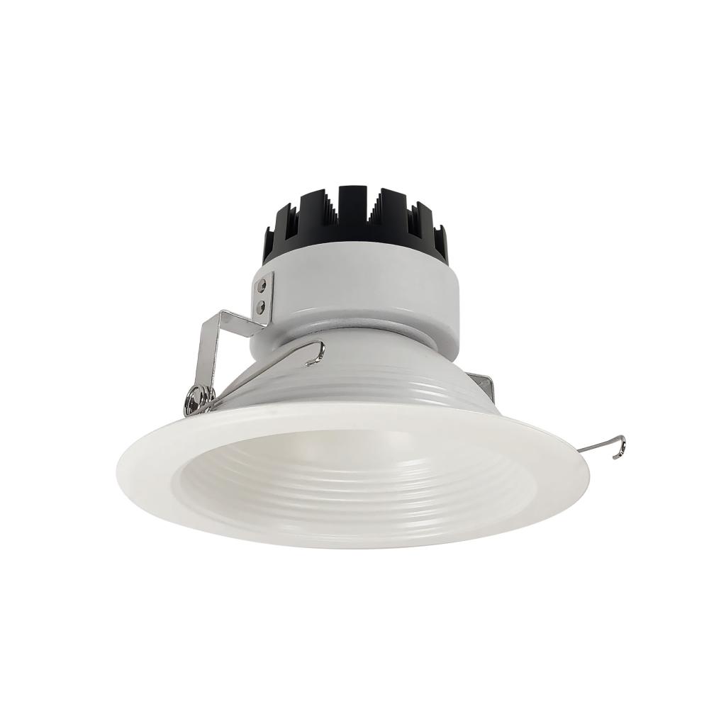 6&#34; Marquise III Round Baffle, 1500lm, 2700K, Flood Optic, White Baffle/White Flange
