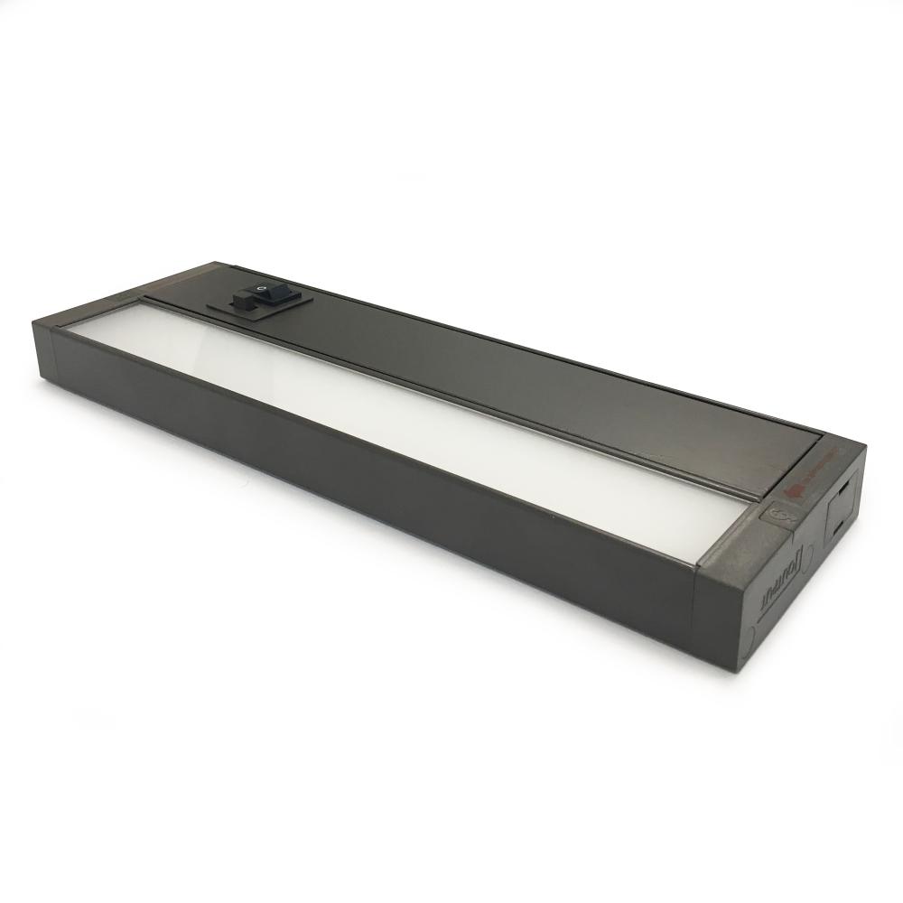 18&#34; LEDUR Tunable White LED Undercabinet, 2700/3000/3500K, Bronze