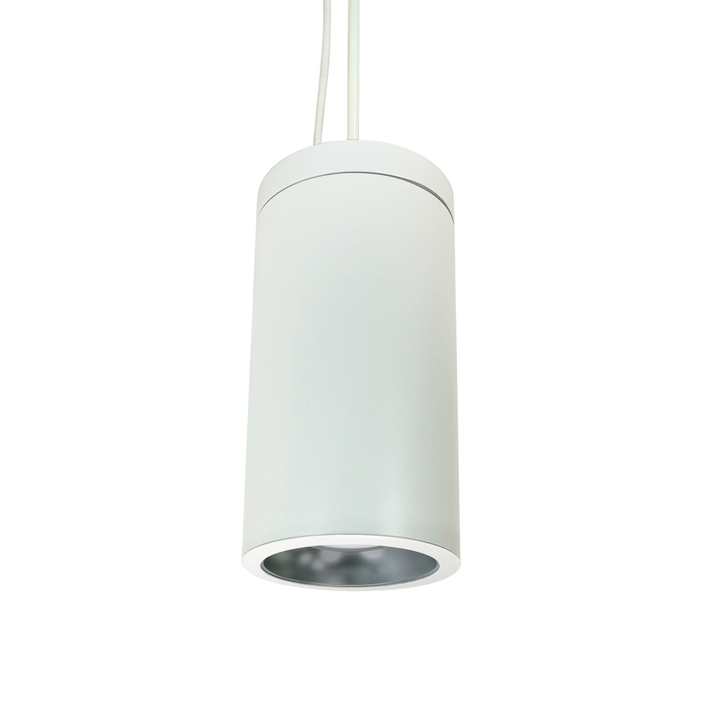 6&#34; Cobalt Pendant Mount Cylinder, White, 1000L, 3500K, Diffused/White Reflector, 120V