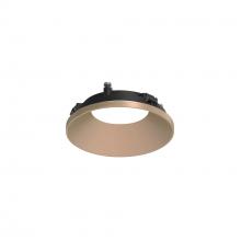 Nora NAPT-3RDNWD/CL - 3" Apollo Round Flangeless Downlight Trim with Clear Lens, Wheat Diffused Finish