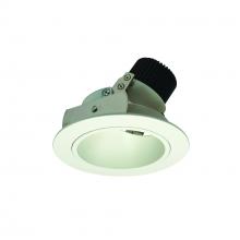 Nora NIO-4RD40QWW - 4" Iolite LED Round Adjustable Deep Reflector, 10-Degree Optic, 850lm / 12W, 4000K, White