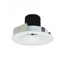 Nora NIO-4RNB27QMPW - 4" Iolite LED Round Bullnose, 10-Degree Optic, 950lm / 12W, 2700K, Matte Powder White Finish