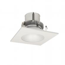 Nora NLCBC2-453CDMPW/A - 4" Cobalt Click Square Retrofit Reflector with Round Aperture, 900lm / 12W, Comfort Dim, Matte