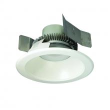 Nora NLCBC2-55140WW/10LE4EM - 5" Cobalt Click Round Retrofit Reflector, 1000lm / 12W, 4000K, White Reflector / White Flange,