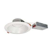 Nora NLTH-61TW-MPWLE4 - 6" Theia LED Downlight with Selectable CCT, 120-277V 0-10V, Matte Powder White Finish