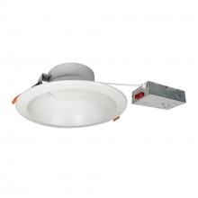 Nora NLTH-81TW-MPWLE4 - 8" Theia LED Downlight with Selectable CCT, 120-277V 0-10V, Matte Powder White Finish