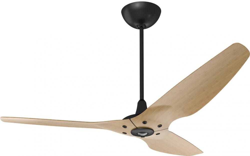 Haiku Indoor 60&#34; Ceiling Fan, Caramel Bamboo, Universal Mount: Black