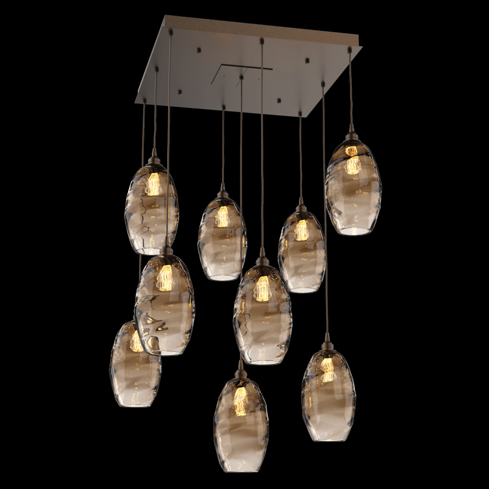 Ellisse Square 9pc Multi-Pendant