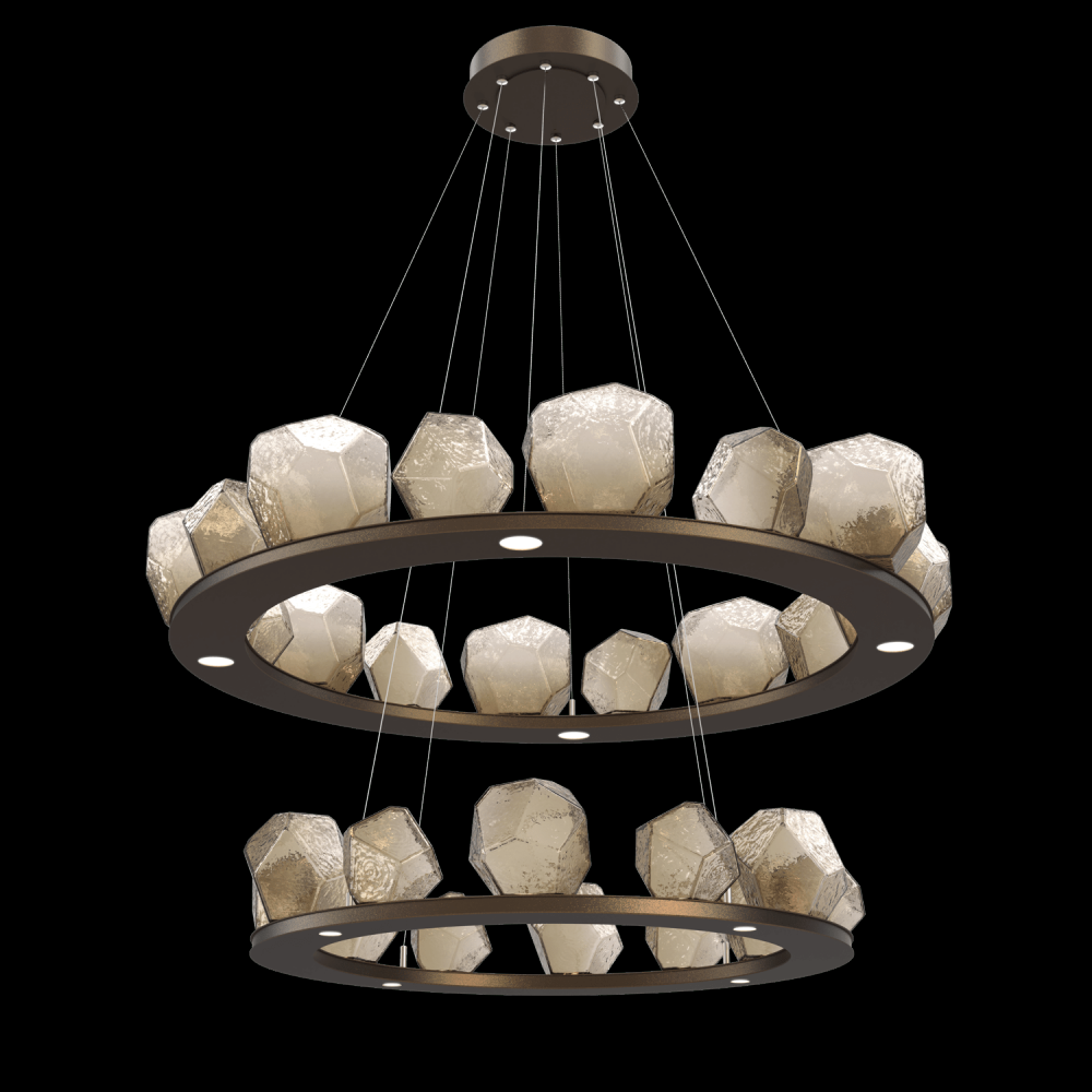 Gem Two-Tier Ring