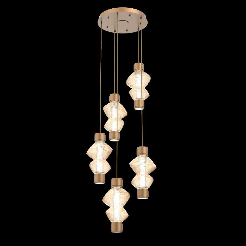 Mandrel Round 5pc Multi-Pendant - Mesa