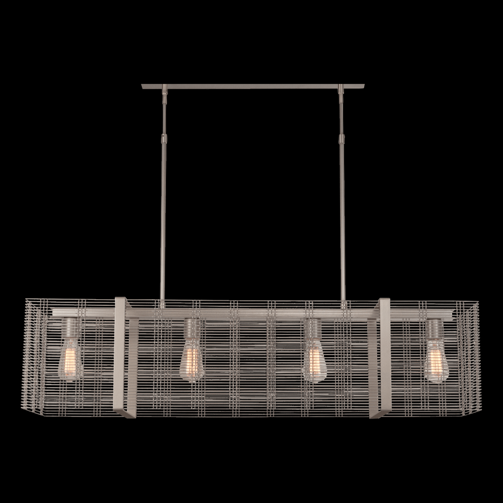 Downtown Mesh Linear Suspension-60-Matte Black