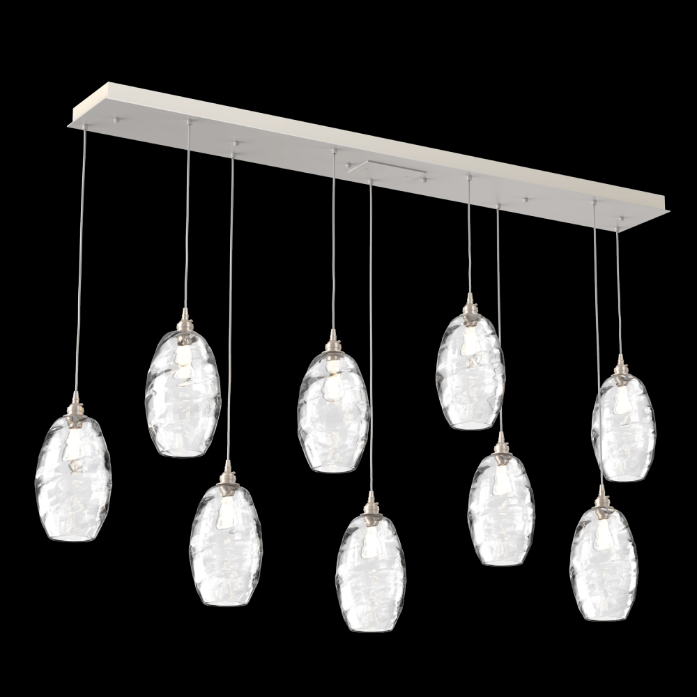 Ellisse Linear 9pc Multi-Pendant
