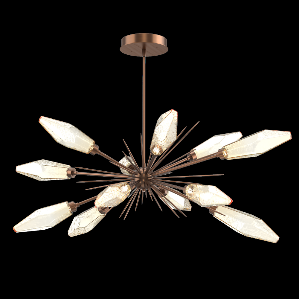 Rock Crystal Oval Starburst-0A 53&#34;