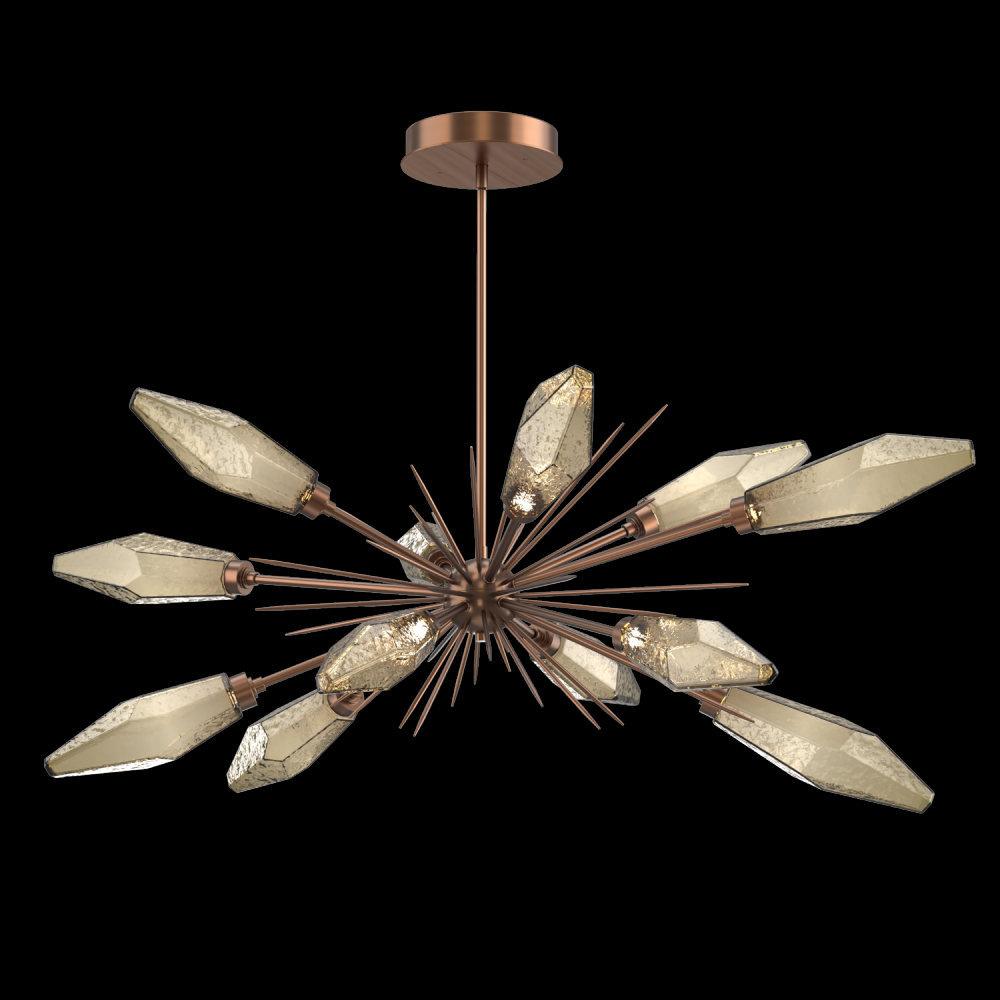 Rock Crystal Oval Starburst-0A 53&#34;