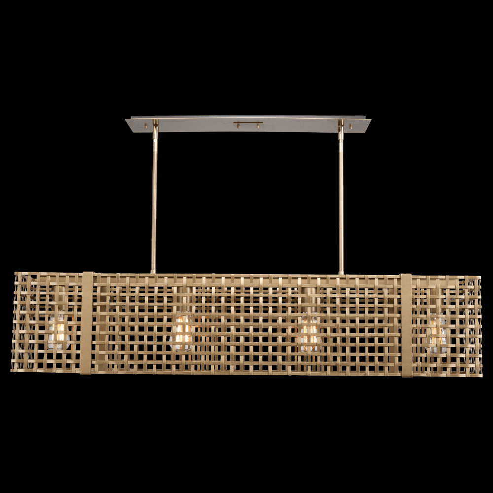 Tweed Linear Suspension-73-Gilded Brass