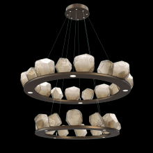 Hammerton CHB0039-2B-FB-B-CA1-L3 - Gem Two-Tier Ring