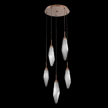 Hammerton CHB0050-05-BB-CS-C01-L3 - Rock Crystal Round 5pc Multi-Pendant