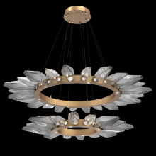 Hammerton CHB0050-2T-NB-CS-CA1-L3 - Rock Crystal Two-Tier Radial Ring