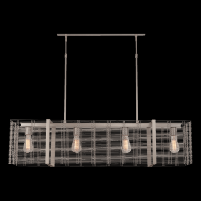 Hammerton PLB0020-74-GB-0-001-E2 - Downtown Mesh Linear Suspension-74-Gilded Brass