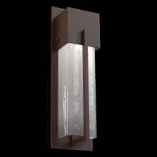 Hammerton ODB0055-16-SB-FG-L2 - Outdoor Square Cover Sconce - 16-Inch