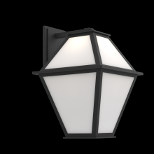 Hammerton ODB0072-02-TB-FS-L2 - Terrace Frosted Lantern-Textured Black-Frosted Seeded Glass