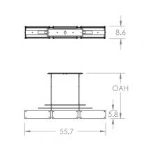 Hammerton PLB0026-0E-GB-FG-001-E2 - Urban Loft Parallel Linear Suspension-0C-Gilded Brass