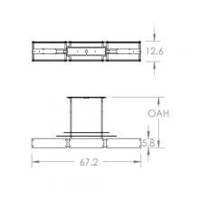 Hammerton PLB0026-0F-GB-BG-001-E2 - Urban Loft Parallel Linear Suspension-0D-Gilded Brass