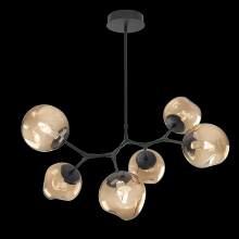 Hammerton PLB0086-BA-MB-GB-001-L1 - Luna 6pc Branch-Matte Black-Geo Inner