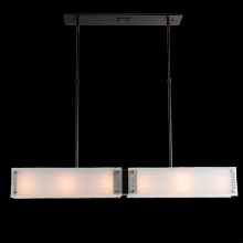 Hammerton PLB0044-44-BS-FG-001-E2 - Textured Glass Linear Suspension-44