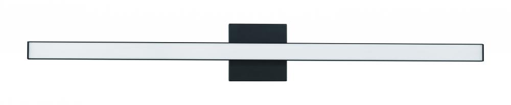 Trim 1 Light 36&#34; LED Vanity in Flat Black