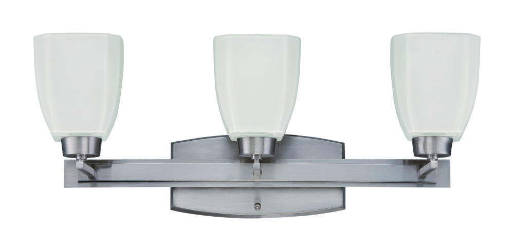 Bridwell 3 Light Vanity in Brushed Polished Nickel