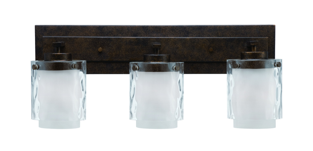 Kenswick 3 Light Vanity in Peruvian Bronze
