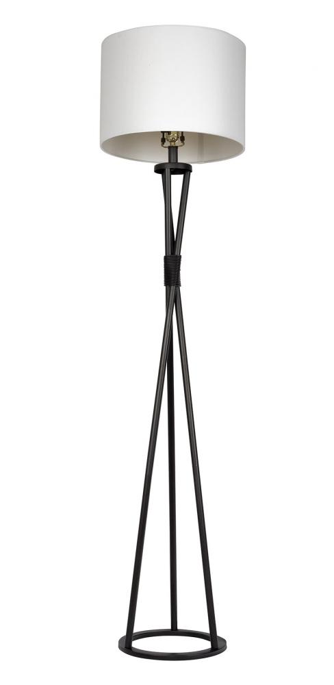 BL13LTX, Bronze Base with 
White Fabric Hardback Shade