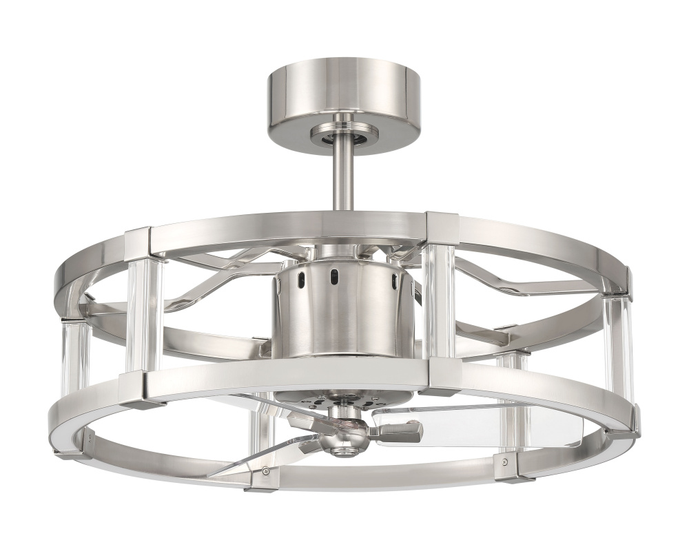 24&#34; Overall, 18&#34; Ceiling Fan w/Wi-Fi, Blades & LED Light Kit