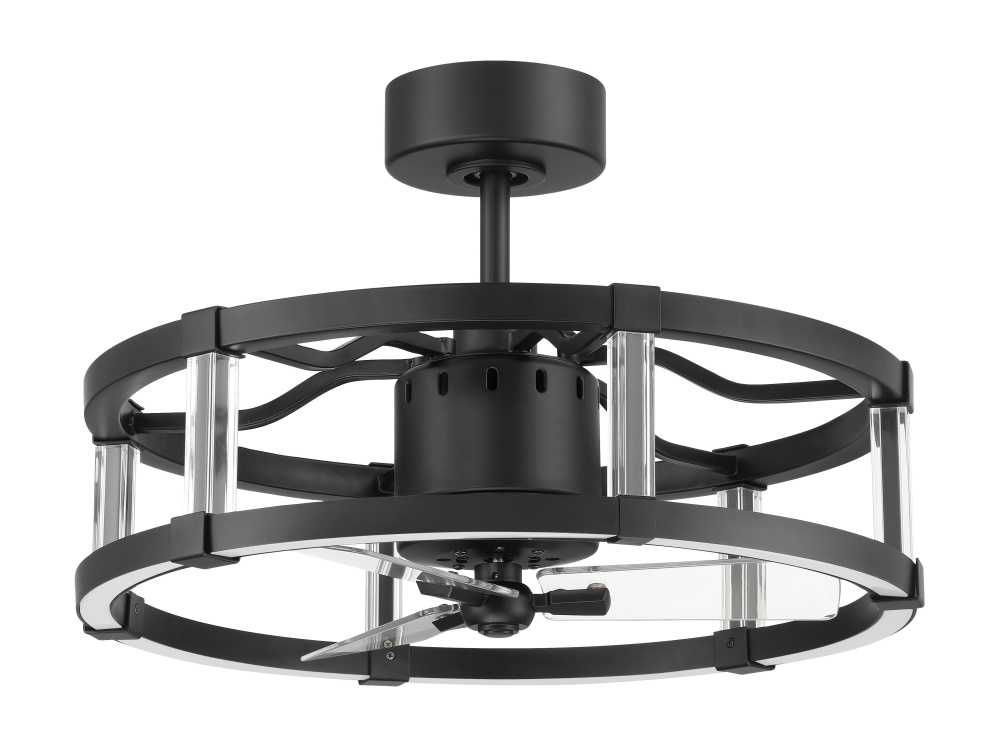 24&#34; Overall, 18&#34; Ceiling Fan w/Wi-Fi, Blades & LED Light Kit