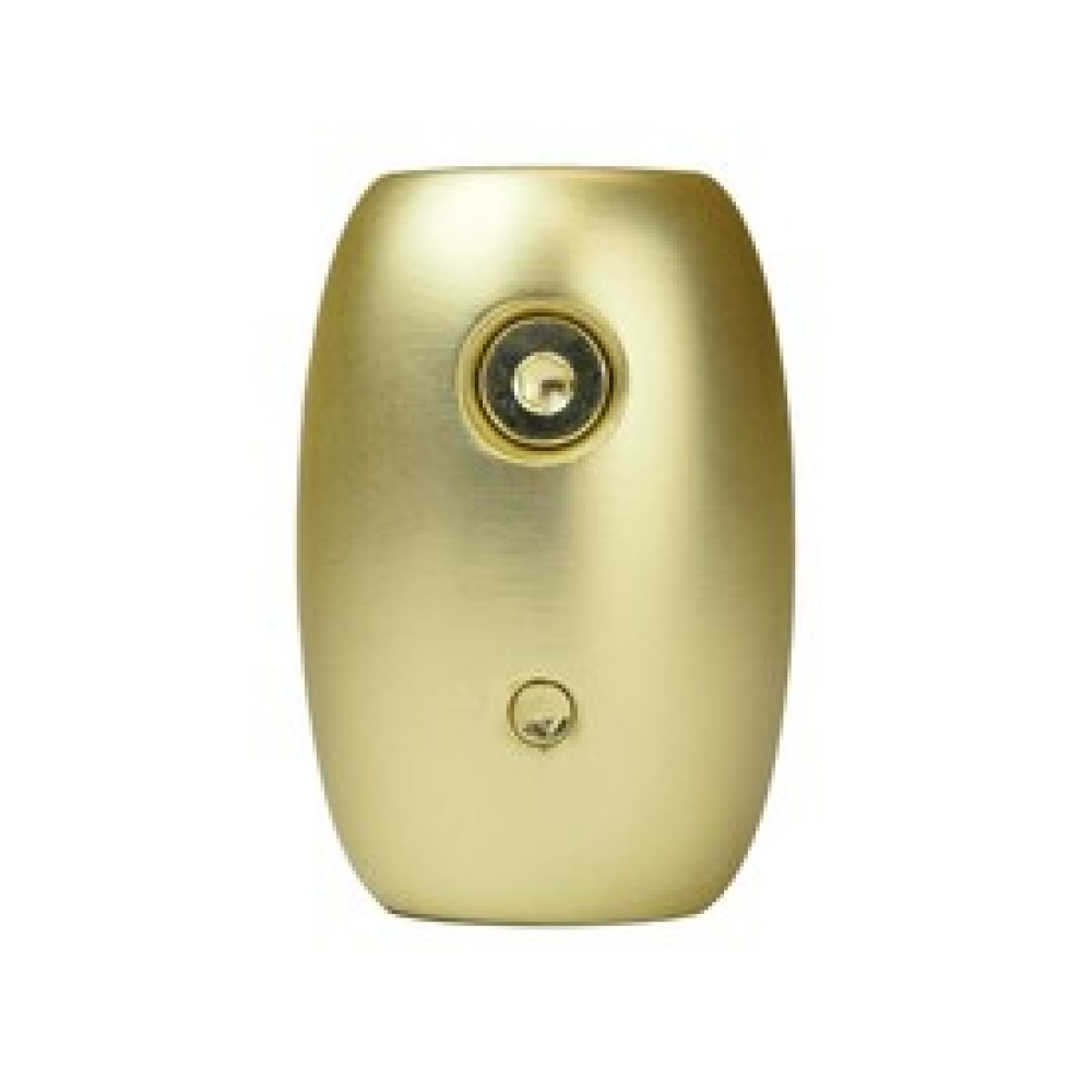 1/2&#34; Downrod Coupler in Polished Brass