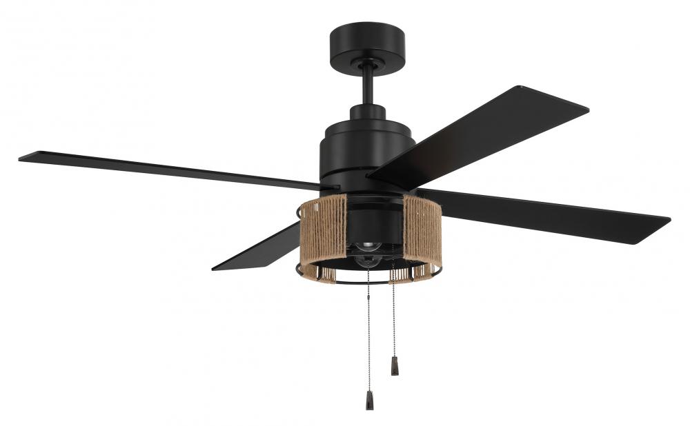 52&#34; Ceiling Fan w/Blades & 2x6w LED Light Kit