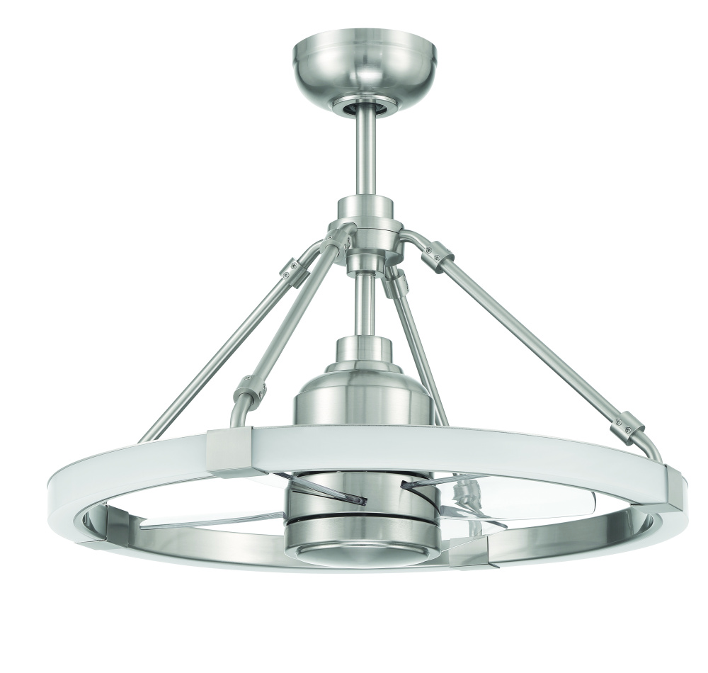 24&#34; Overall, 19&#34; Ceiling Fan w/Wi-Fi, Blades & LED Light Kit