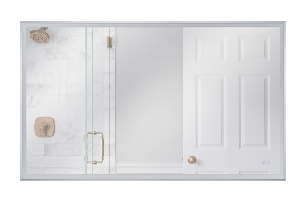 60&#34; x 36&#34; Rectangle Framed LED Mirror