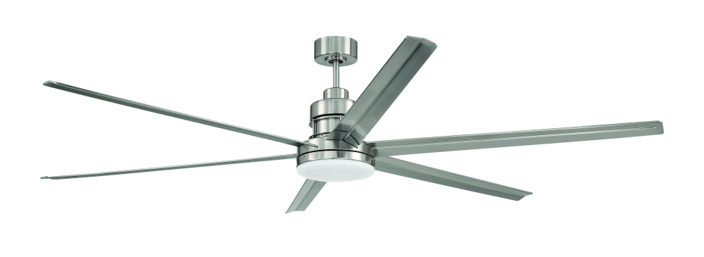 72&#34; Mondo in Brushed Polished Nickel w/ Brushed Polished Nickel Blades