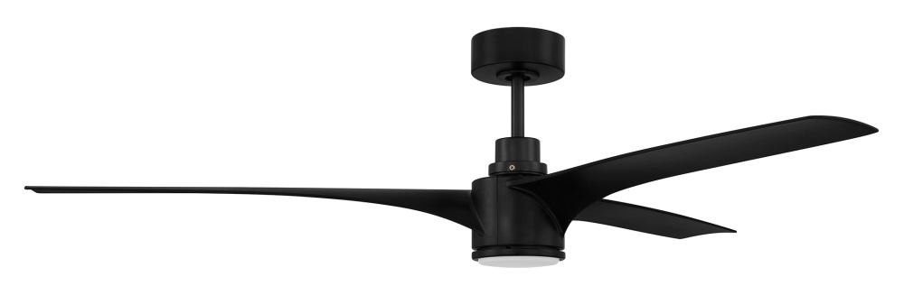 60&#34; Ceiling Fan w/DC Motor, W/Blades & LED Light kit, Wi-Fi, Damp Rated