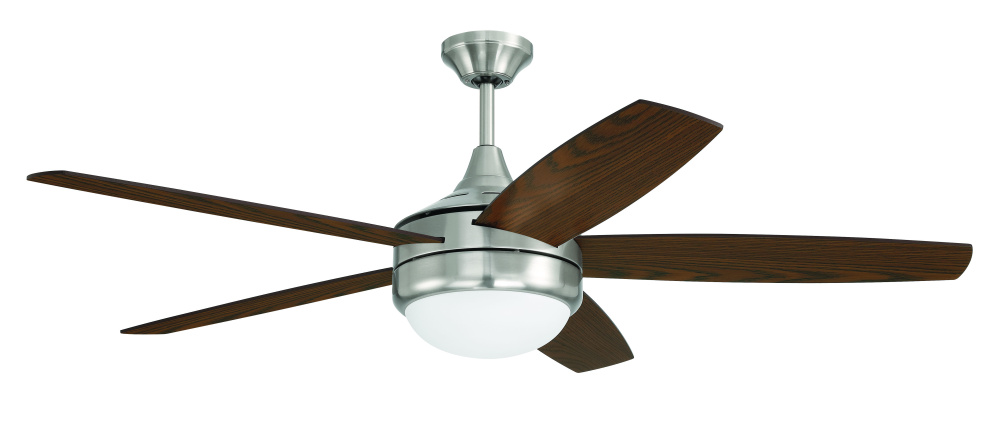 52&#34; Ceiling Fan w/ 5 Blades, LED Light Kit & Wall Control
